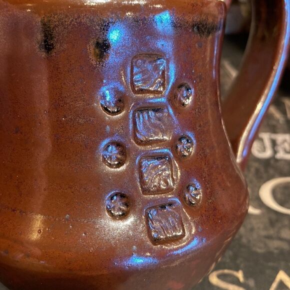 Pair of Hand Thrown Pottery Mugs - Picture 3 of 7